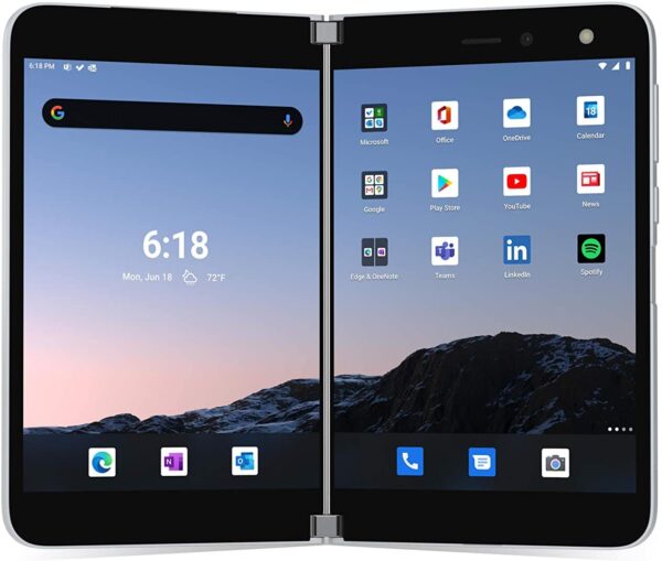 Microsoft Surface Duo (Unlocked) Mobile Glacier