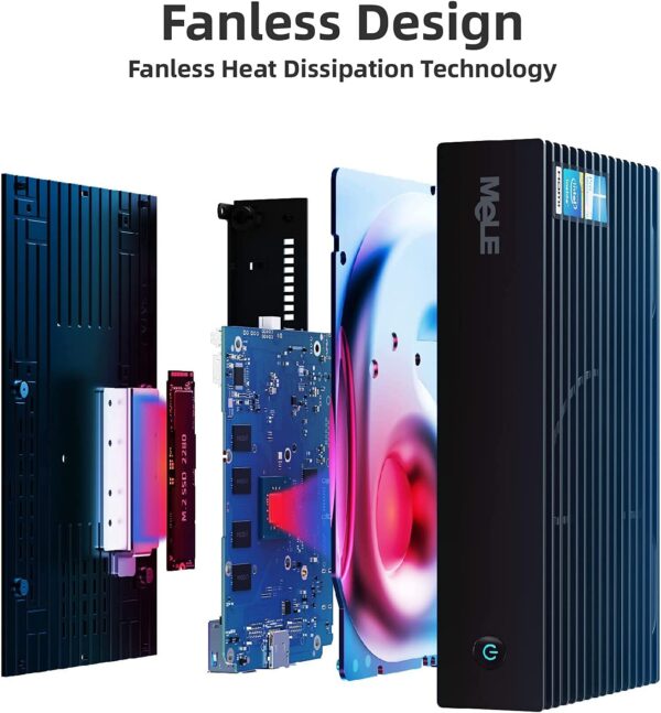 MeLE PCG35 Fanless Mini PC - Image 2