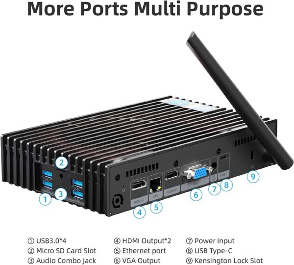 MeLE PCG35 Fanless Mini PC - Image 3