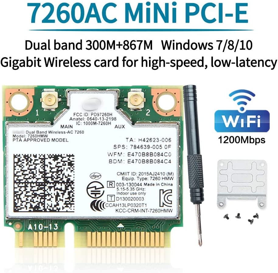 1 Intel 7260HMW WiFi Card - Image 1