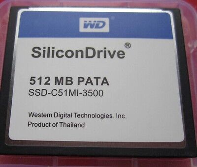 1 WD SiliconDrive 512MB PATA Compact Flash Card - Image 1