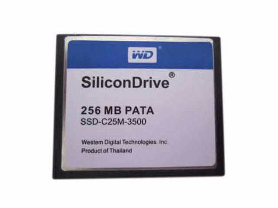 1 WD SiliconDrive 256MB PATA Compact Flash Card - Image 1