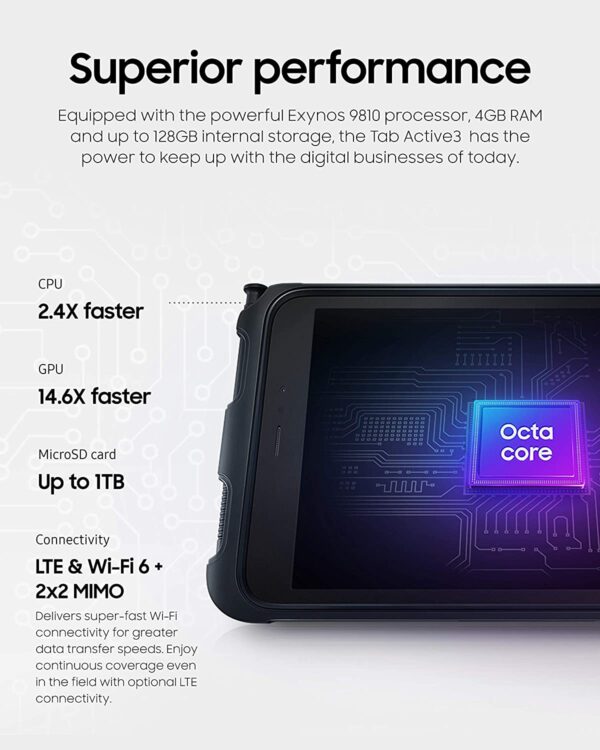 Samsung Galaxy Tab Active3 Rugged Tablet - Image 3