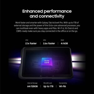 Samsung Galaxy Tab Tab Active4 Pro Rugged Tablet - Image 4