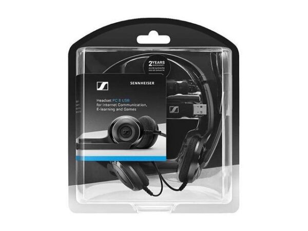Sennheiser EPOS PC 8 Over-Ear USB, Wired VOIP Headphone with Mic (Black) - Image 2