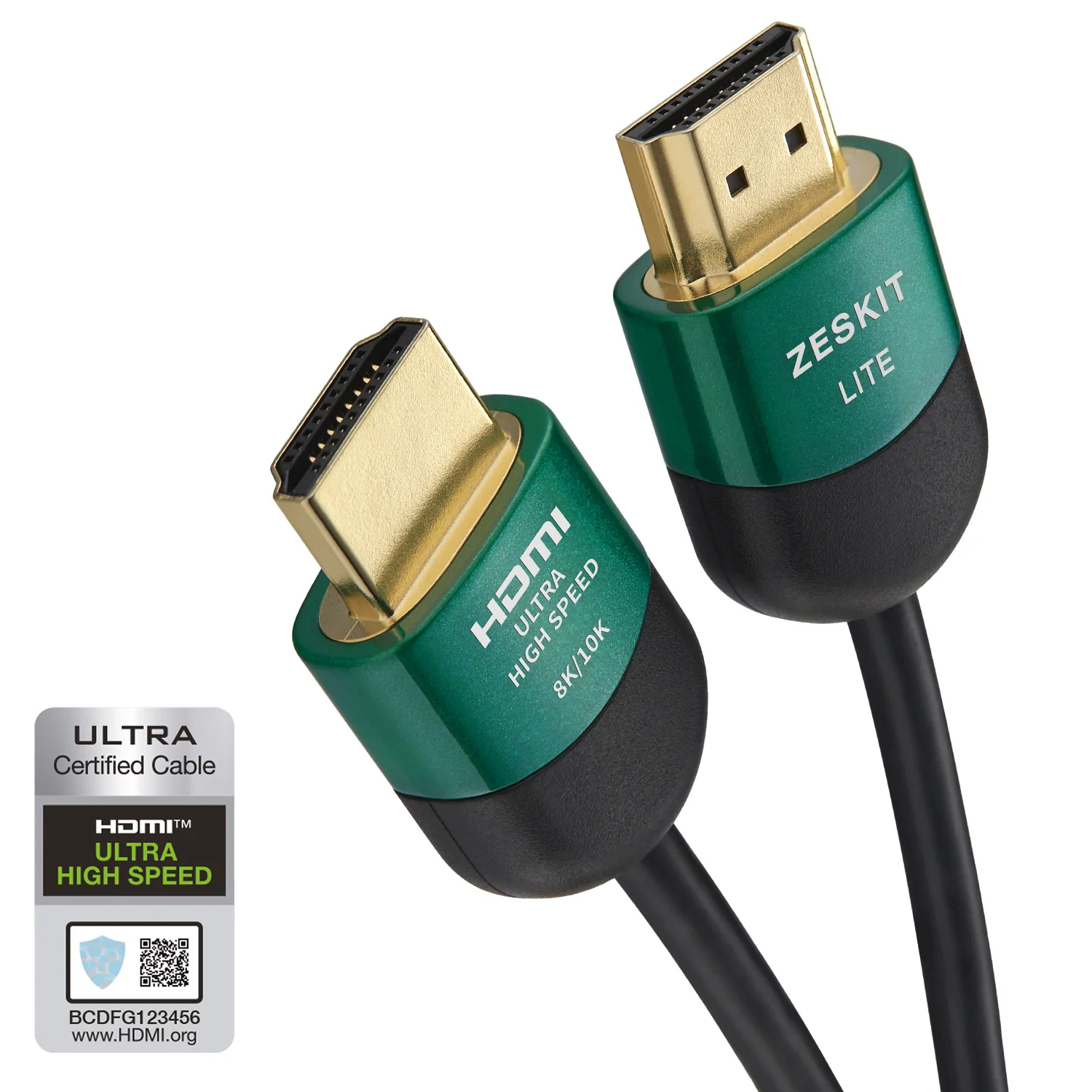 websiteHDMIlite21_1024x1024@2x Zeskit Lite 48Gbps Slim Certified Ultra High Speed HDMI Cable - Image 1