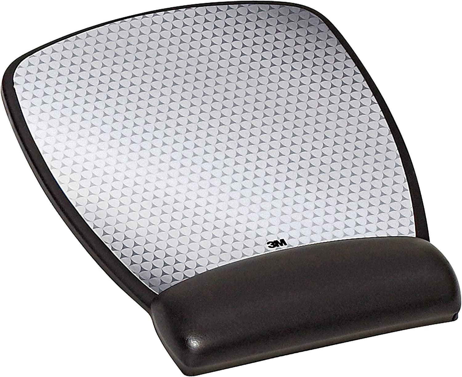 71D3E2vG1eL._AC_SL1500_ 3M Precise Mouse Pad With Gel Wrist Rest, Soothing Gel Comfort With Durable, Easy To Clean Leatherette Cover, Optical Mouse Performance, 8.6" X 6.8", Black - Image 1