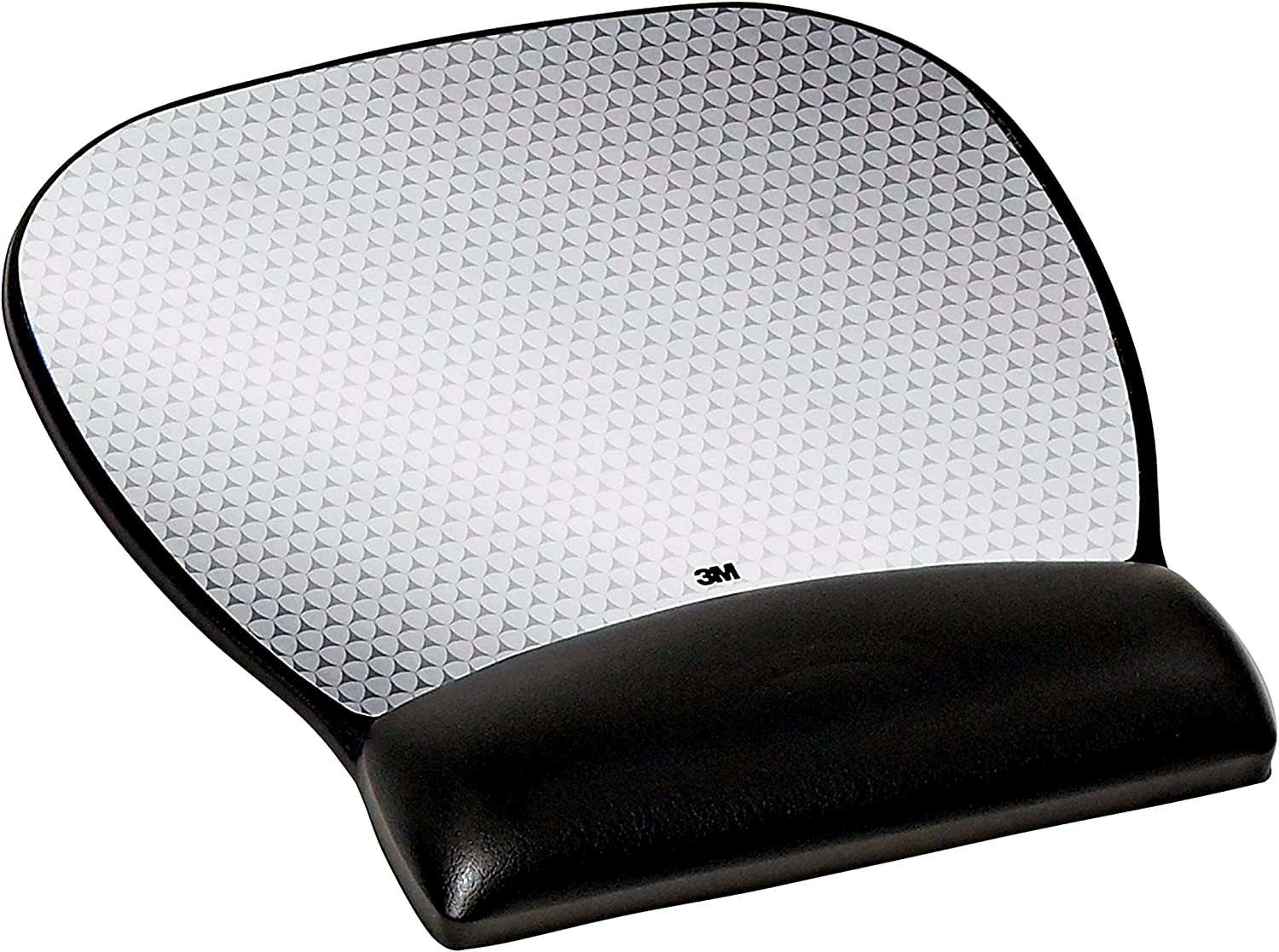 71D3E2vG1eL._AC_SL1500_ 3M Precise Mouse Pad with Gel Wrist Rest, Soothing Gel Comfort with Durable, Easy to Clean Leatherette Cover, Optical Mouse Performance and Battery Saving Design, 9.2" x 8.7", Black - Image 1