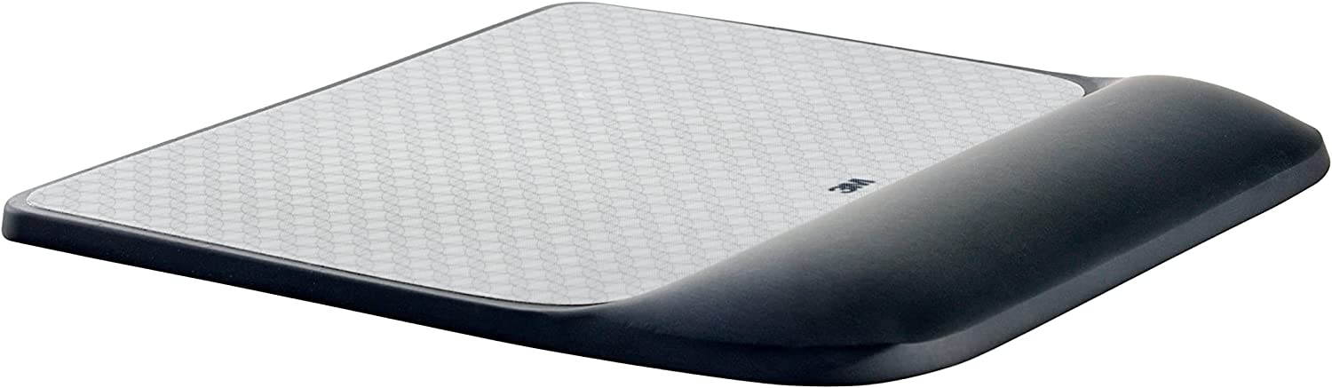 71D3E2vG1eL._AC_SL1500_ 3M Precise Mouse Pad with Gel Wrist Rest, Soothing 3M Gel Technology and Satin Smooth Cover for All Day Comfort, Optical Mouse Performance and Battery Saving Design (MW85B) - Image 1