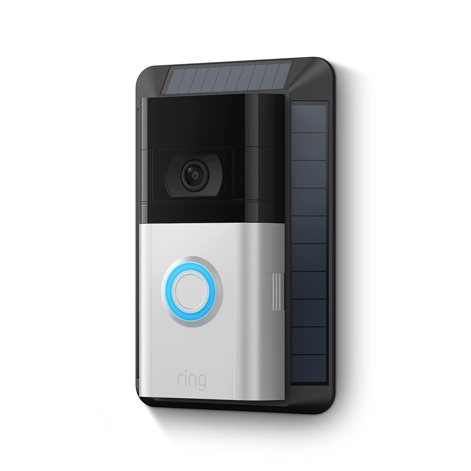 1 Ring Solar Charger (2nd Generation) for Battery Doorbells, Video Doorbell 3, Video Doorbell 3 Plus, Video Doorbell 4 - Image 1