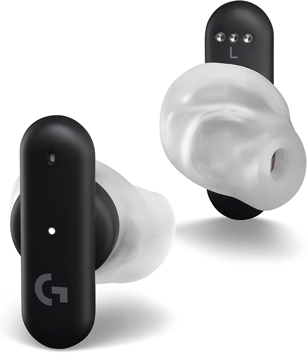 Black Logitech G FITS True Wireless Gaming Earbuds - Image 1