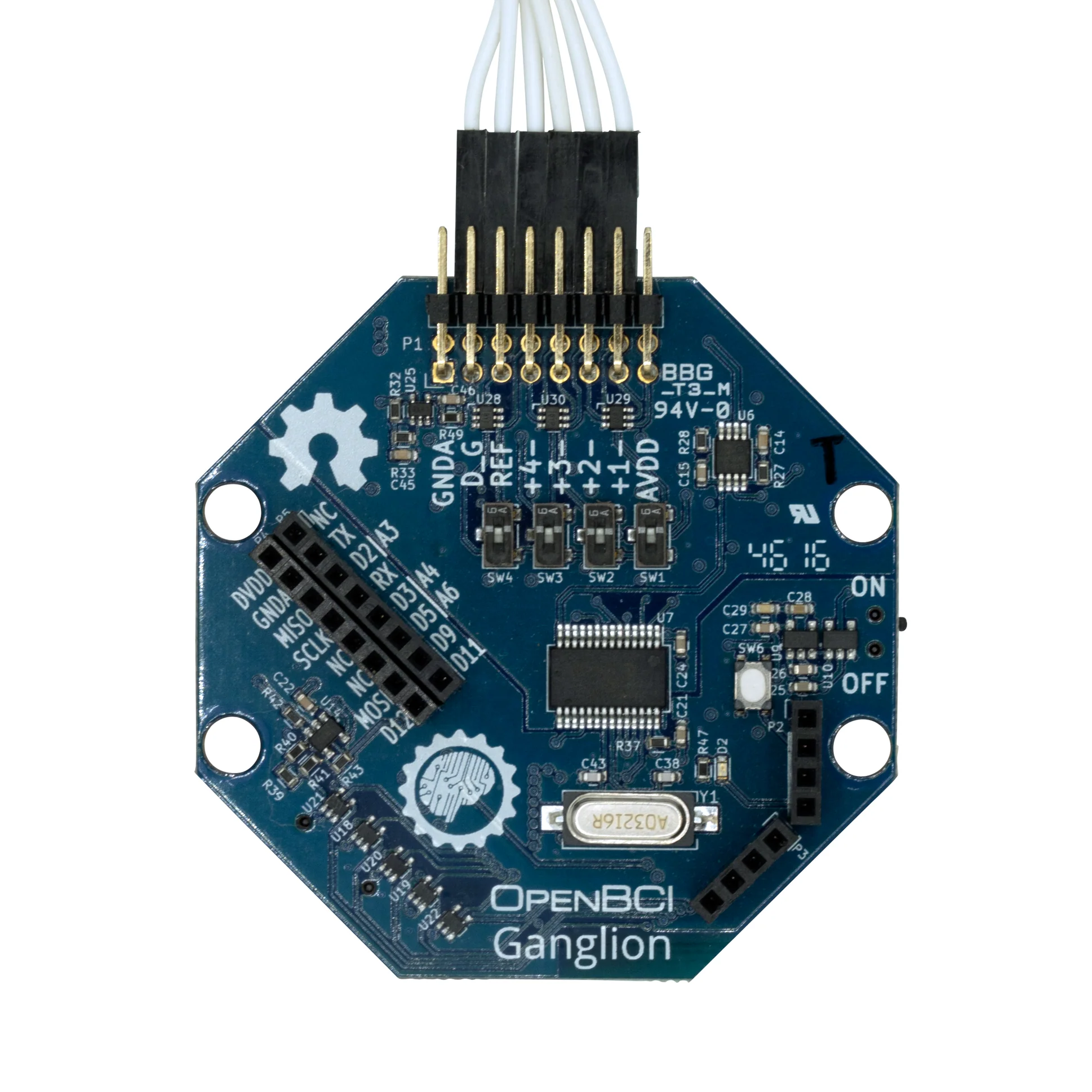 Black OPENBCI LOW-COST BIOSENSING STARTER KIT - Image 1