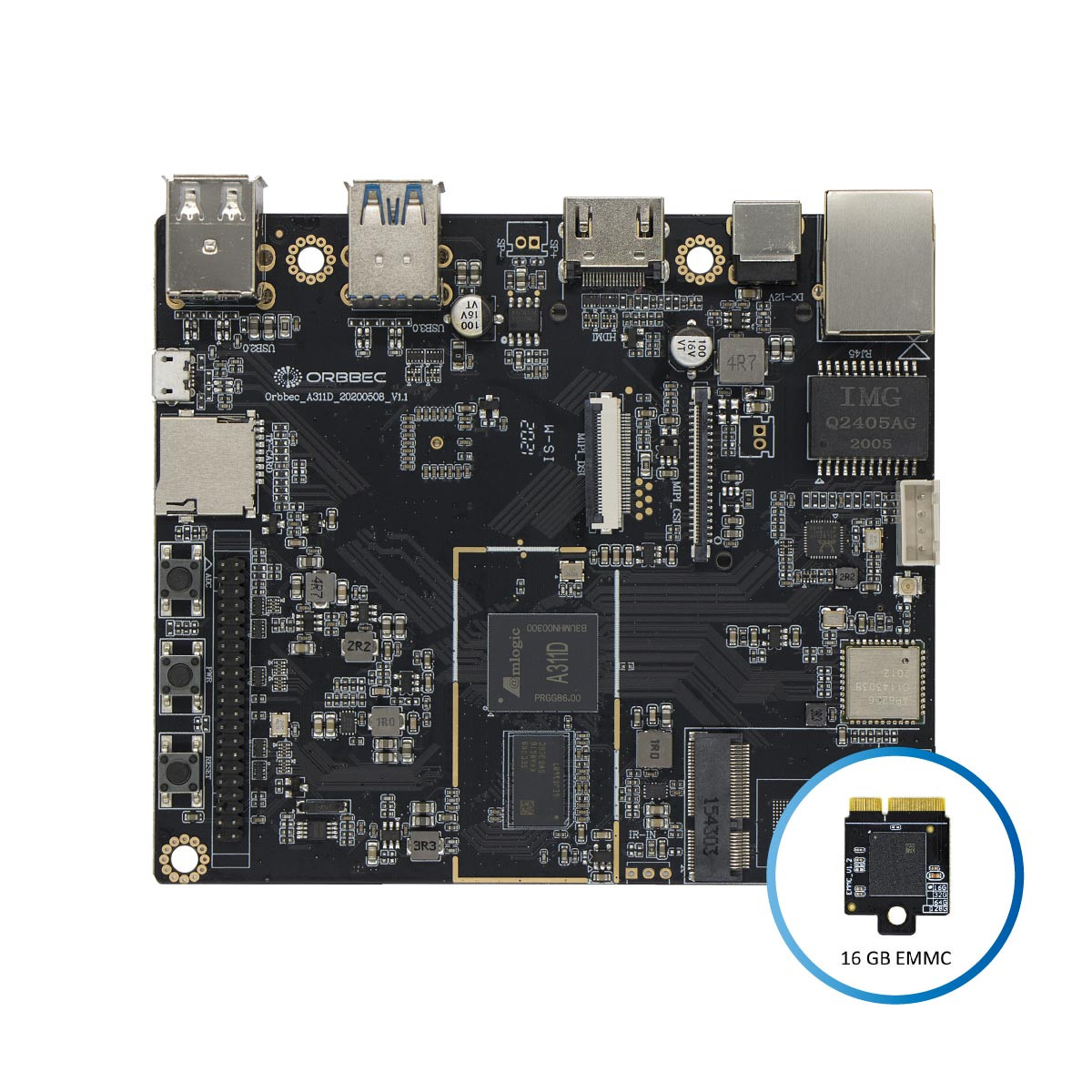 16GB Orbbec ZORA P1 Embedded Single Board Computer - Image 1