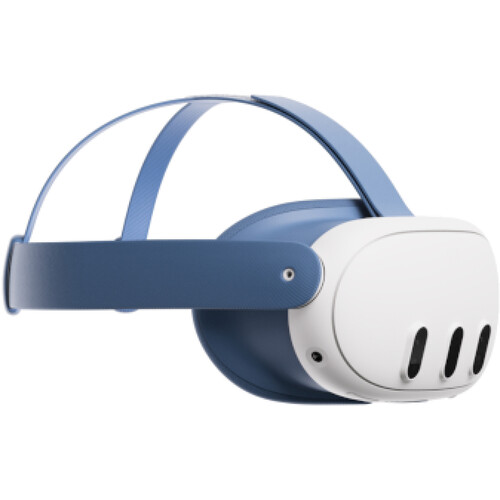 Blue Meta Quest 3 Facial Interface & Head Strap - Image 1