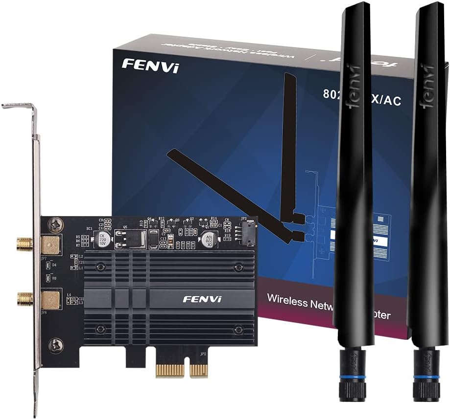 61DVetglM3L._AC_SL1000_ Fenvi FV-AX3000 Desktop Wireless Network Adapter - Image 1